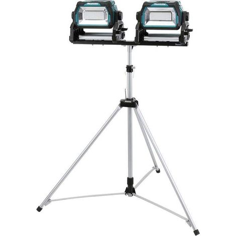 Makita DML811 18v 110v LXT Li-Ion LED Work Light Site Torch Twin Pack & Tripod (1/4)