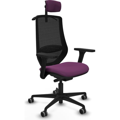 Piqueras-y-crespo Mardos Chaise de Bureau Violet Confort (1/3)