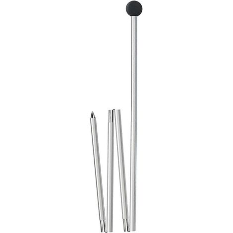 Mâts de tente légers en aluminium et lycra pour le camping et la randonnée, mâts télescopiques réglables en aluminium pour bâche et toile.