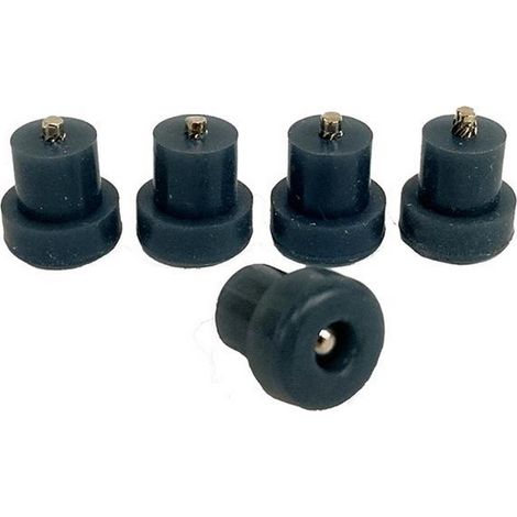 Ersatzteil - 5 er Set Gummifüße (mit Schraube) - - KENWOOD, DELONGHI