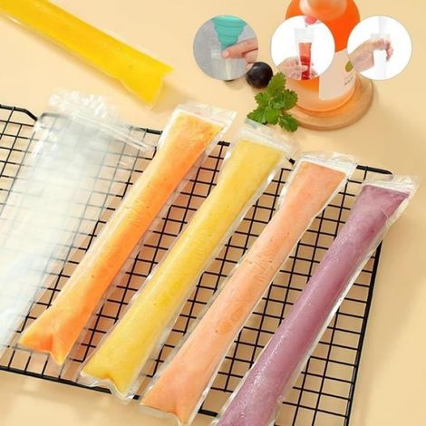 Moule à Glace - Silicone - Réutilisable - 6 Trous - Entonnoir Inclus - Brosse de Nettoyage (1/4)