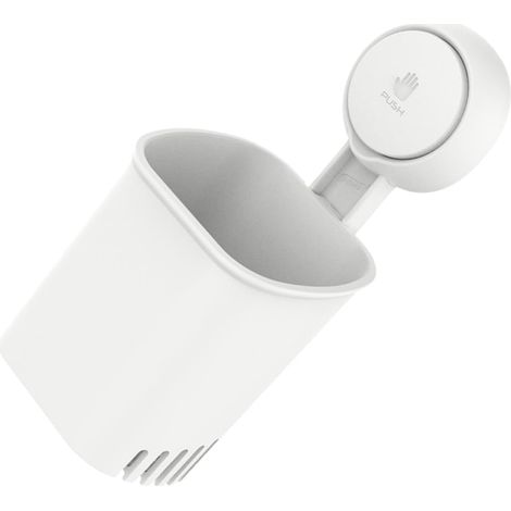 Bathroom Organizer with Suction Cup for Electric