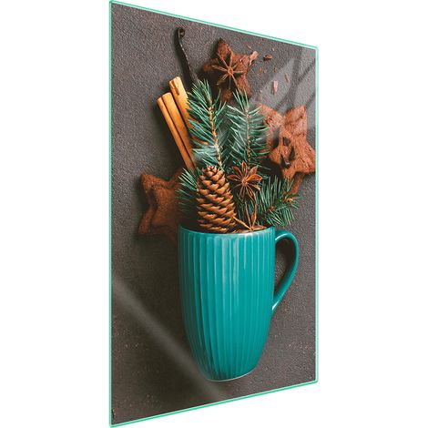 TAGLIERE IN VETRO 35x52 Natale (1/5)