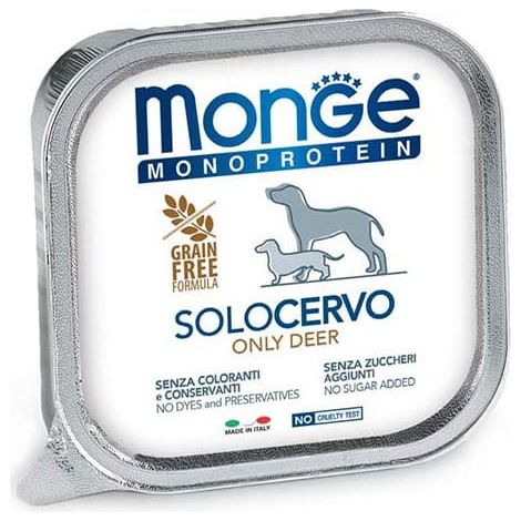 Monoproteína para perros Monge Solo Deer 150 g