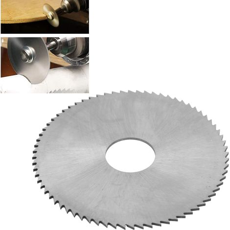 Disque de coupe en acier rapide à 72 dents pour scie circulaire, accessoire 63 x 1 16 mm