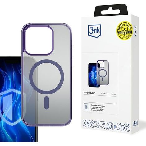Apple iPhone 16 Pro Max – 3mk Frosty MagCase Lila