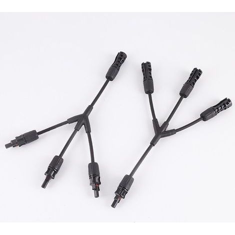 pair 1x Solar Panel Connector (1 to 3 branches), MC4 Durable and Home Protector (1 to 3) (1/4)