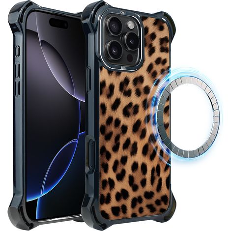 Hülle für iPhone 16 Pro Max ibizu DropGuard Ultra mit MagSafe, Nature's Call, Panther (1/5)