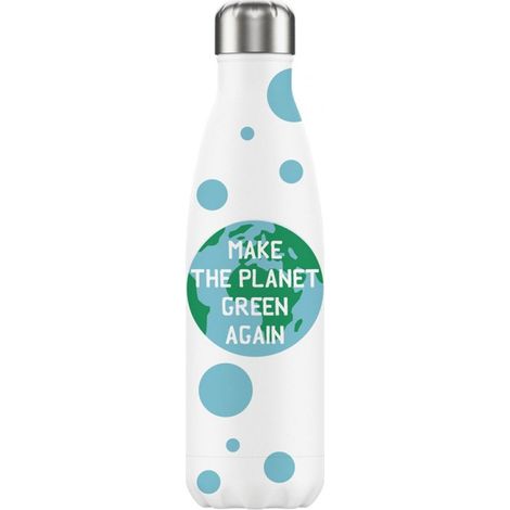 Bouteille isotherme en inox Make The Planet Green Again