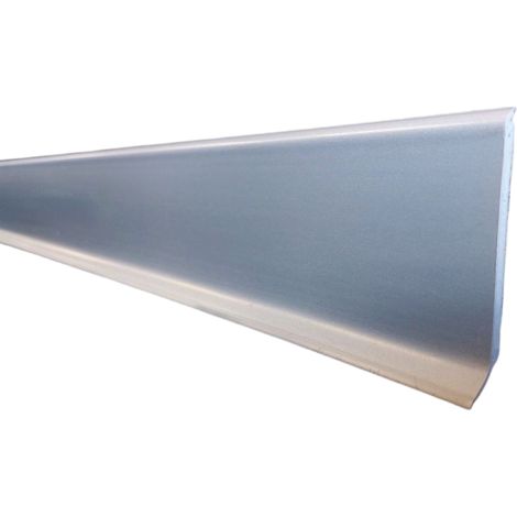 Madeinnature – Plinthe souple adhésive PVC 80mm – Résistante à l'eau et aux chocs – Pose rapide avec colle sèche – Longueur 2m – Coloris blanc et gris