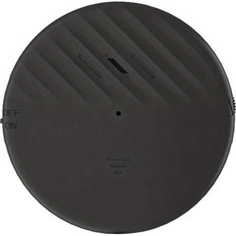 1 Alarme capteur de vibration pour porte et fenêtre, capteur anti-vol de bris de verre 125 dB, installation facile pour la sécurité domestique, Noir (1/5)
