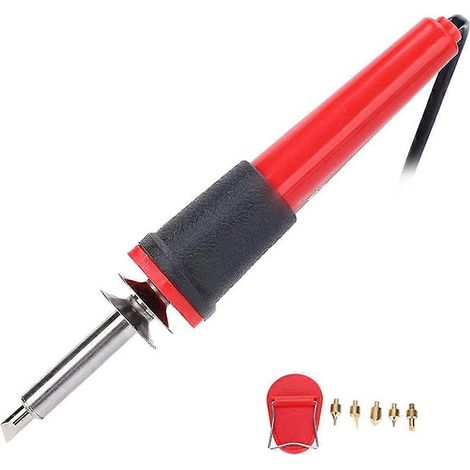 Kit de pyrogravure, outil de pyrogravure en stylo, pyrograveur avec fer à souder, 40 W AC110 V - Couteau pour lampe en cuir (prise US) (1/5)