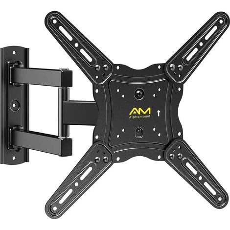 Schwenkbare TV Wandhalterung für 26-60 Zoll Fernseher bis 35kg, Neigbar & Schwenkbar, VESA 400x400 (1/5)