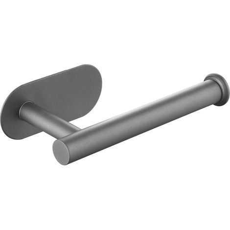 1 Porte-Papier Toilette, Acier Inoxydable, Sans Perçage, Auto-Adhésif, Pour Salle de Bain (1/5)