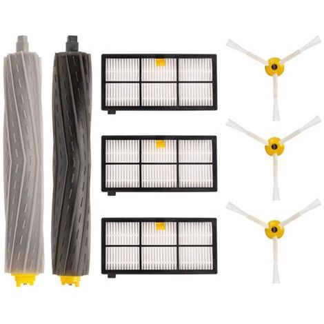 ALLIANDISAccessoires et pièces détachées pour iRobot Roomba 800 805 860 861 865 866 870 871 871 876 880 885 886 890 890 895 896 900 960 966 980, kit de filtres de brosse de rechange pour aspirateur ro (1/5)