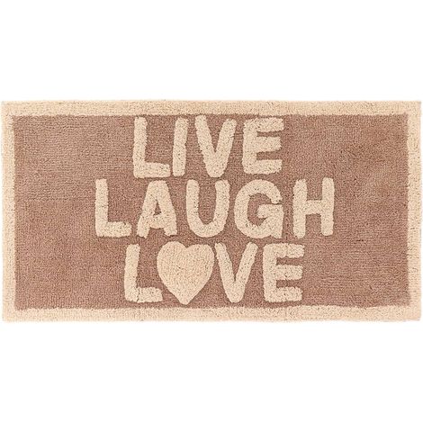 Tappeto in cotone ana tufted 45x90cm - taupe - Tendance