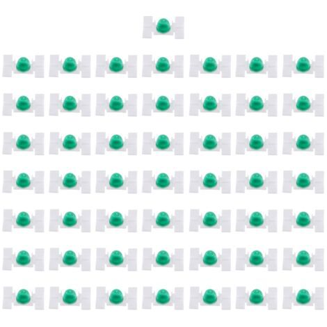 QORVA-50 Pcs Blanc En Plastique Moulure De Porte De Voiture Garniture Clips Retenues Attaches Pour BMW Série 3 E36 E46