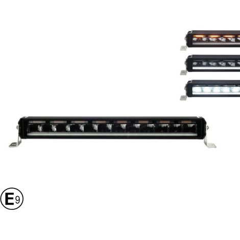 58,5 cm / 23 Zoll 12V - 24V Hochwertiger LED-Bar/LED-Strahler mit weißem DRL-Positionslicht und orange av