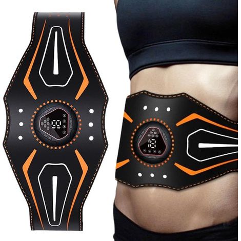 Cinturón tonificador muscular con estimulador abdominal digital, equipo de gimnasio portátil