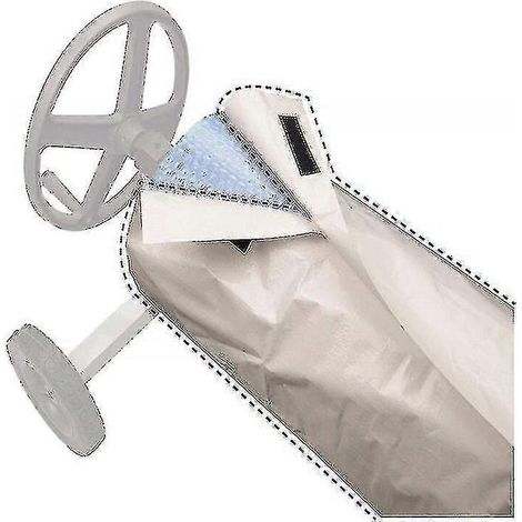 YMYNY Rouleau de bâche de piscine, accessoires pour bâche de piscine, bâche de piscine extérieure imperméable (1/3)