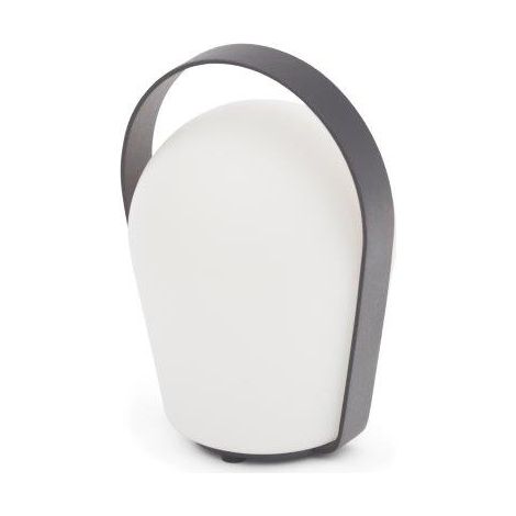 PROLOISIRS Lampe de table XL Bob Loop - 32 x 29 x 44 cm - graphite