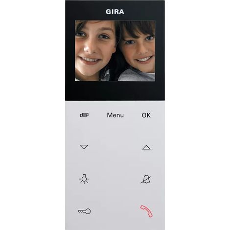 Gira Wohnungsstation Video AP Plus System 55 Reinweiß m 123927 (1/2)