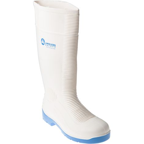 Bottes de sécurité, Mixte, T 40, Blanc, S4 SRA, antistatiques ( Prix pour 1 paire ) (1/4)