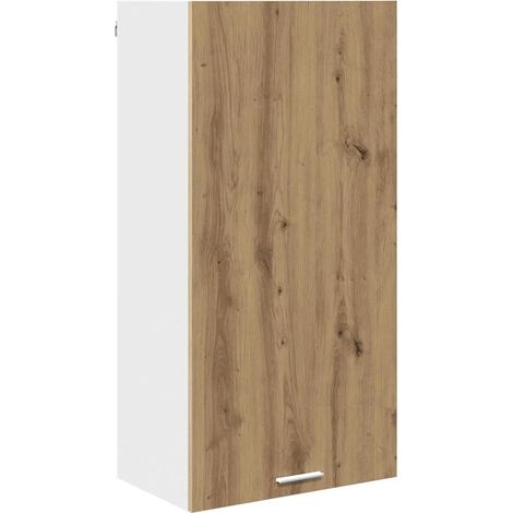 Armadio pensile moderno per cucina spazioso vano portaoggetti 50 x 31 x 100 cm in legno ingegnerizzato bianco 020053392