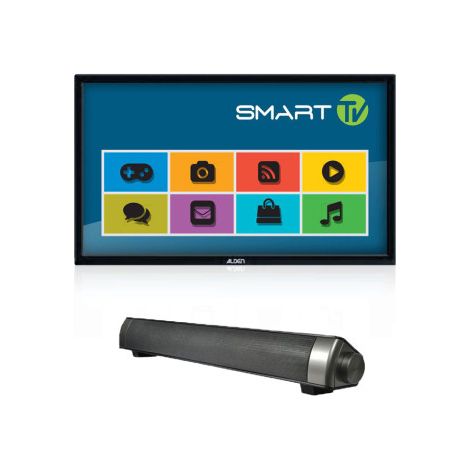 Pack ALDEN Téléviseur 24" 60cm Connecté + Barre de Son Stereo Camping-Car (1/3)