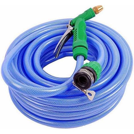 Tuyau d'arrosage anti-torsion – Tube d'eau flexible, tuyau de pulvérisation extérieur pour l'entretien de la pelouse, le lavage de voiture,10 m (1/5)