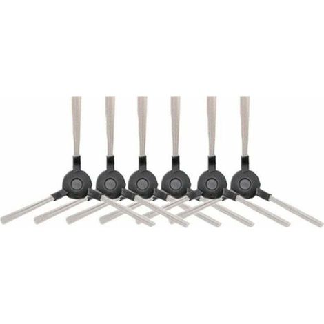 6 Pièces Brosses Latérales Robot Aspirateur Nettoyant Pièces pour Amibot Pure, Pulse et Prime,AMIBOT Prime H2O,AMIBOT Pure H2O