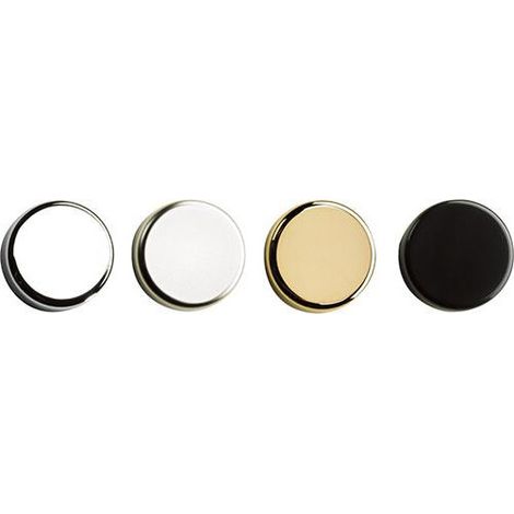 Tappo decorativo per porta in vetro 40341 cromo