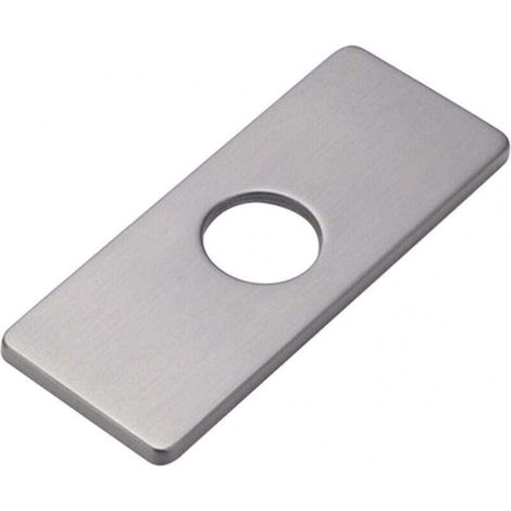 Kitchen Sink Hole Plate for Bathroom Faucet, Washbasin, Brushed Nickel Faucet Escutcheon, (1/4)