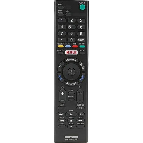 Télécommande pour téléviseur compatible Sony intelligent de remplacement (1/5)