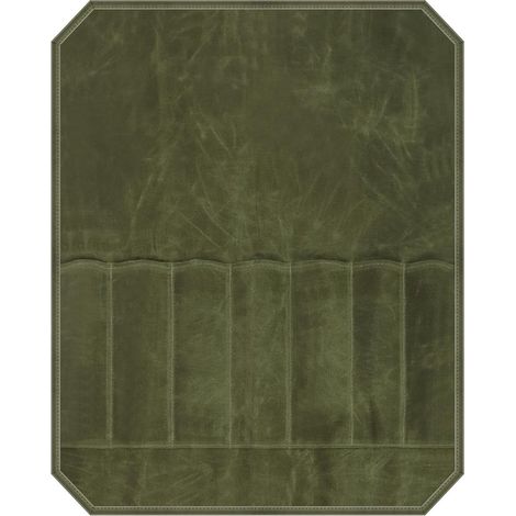 1 Sac à couteaux, toile cirée, capacité 7 pièces, longueur 42,9 cm, transport travail camping (1/5)