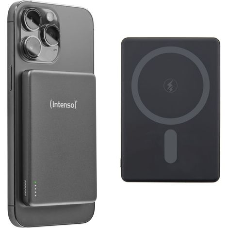 Intenso Powerbank MW5000 MagSafe Gris