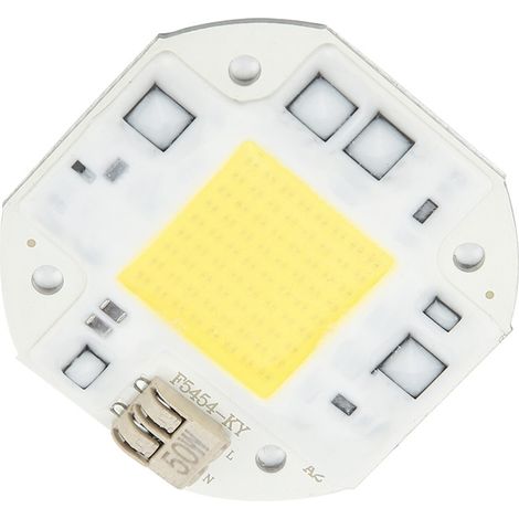 50W COB-LED-Strahler, kaltweiß, 100-260V, Hochleistungs-LED-Strahlerlampe mit integriertem Chip, gerichtete Beleuchtung, idealer Ersatz für Außenstrahler. (1/5)
