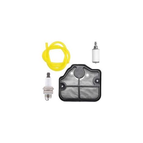 Filtre à air + filtre à carburant pour tronçonneuse Husqvarna 36 41 136 137 141 142 142E (1/2)