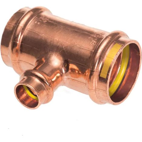 Fitting Conex reduction tee fitting Cu-DHP Kupfer 22x15x22 mm