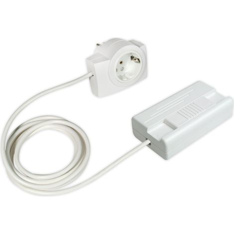 Lumeo Mobil 2561e6200 Mobiler Tischdimmer, weiss mit Zwischenstecker