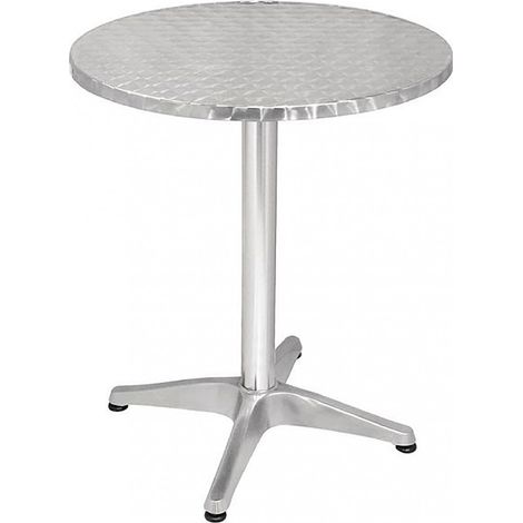 Tavolo a colonna in alluminio waterproof Ø70xH70 cm (1/3)