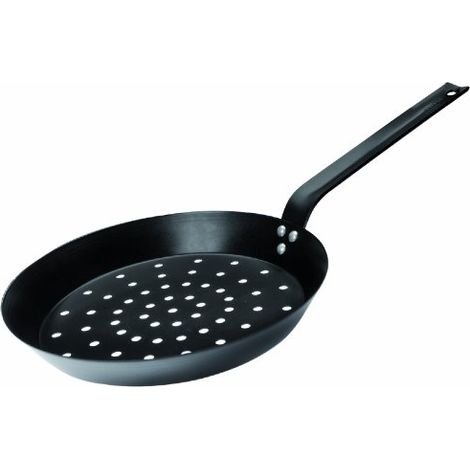 IBILI, Padella moka per castagne, 26 cm, acciaio, antiaderente. (1/3)