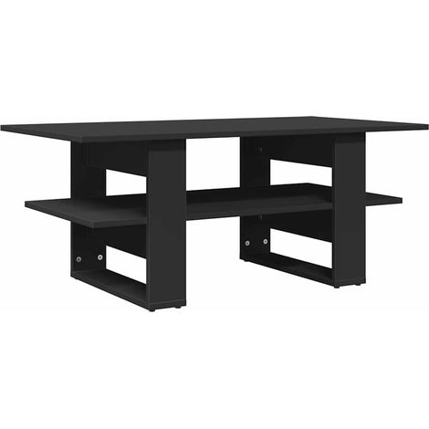 Maison Exclusive - Couchtisch Schwarz 102x55x42 cm Holzwerkstoff