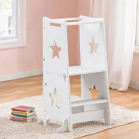 Tour d'apprentissage Montessori enfant convertible en table alb (1/5)