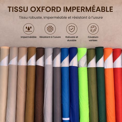 Housse de protection ronde pour mobilier de jardin en tissu Oxford et film aluminium réf 8387 11 g – Livraison gratuite