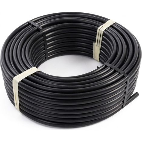 Tuberia de Riego por Goteo 16 mm  25 Metros Sin Gotero Incorporado  Tubo goteo 16mm agricola negro (1/5)