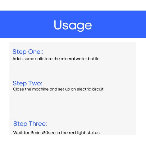 Générateur de liquide nettoyant domestique, mini fabricant d'eau de nettoyage, machine à produire du détergent (1/4)