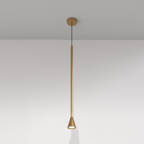 Maytoni Arrow Plafonnier Slim Suspension Doré GU10 (1/4)