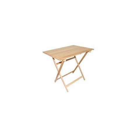 TAVOLO LEGNO PIEGHEVOLE 80X60X75CM NOCE