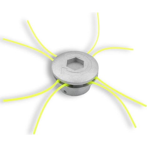 Tete De Coupe - Aluminium - Universelle Pour Decoupeuses A Fil - Compatible Avec La Plupart Des Taille-Herbes - 1 Unite (1/4)